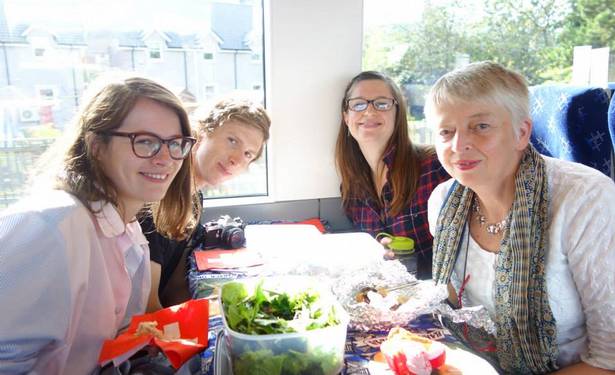 Team - Research trip to Wigtown Book Festival