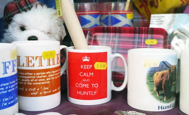 The Caravan Gallery -Keep calm and come to Huntly 